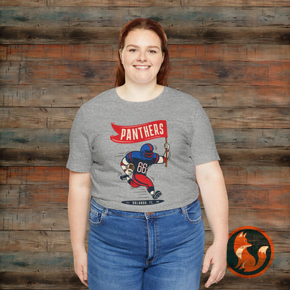 Orlando Panthers CoFL Unisex Jersey Tee, Sporty T-Shirt, Game Day Apparel, Football Fan Shirt, Athletic Wear, Casual Comfort