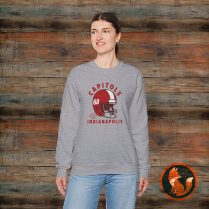 Vintage Football Crewneck Sweatshirt, Retro Sports Sweatshirt, Classic Athletic Apparel, Cozy Gifts for Fans, Game Day Style