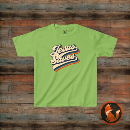 Kids Jesus Saves Tee, Cute Christian Tee, Church T-Shirt, Kids Casual Wear, Faith-Based Apparel