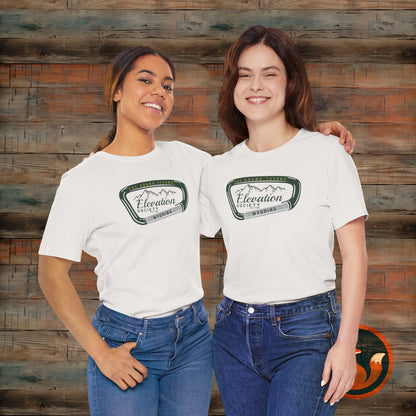 Elevation Society Unisex Tee, Mountain Lovers Shirt, Hiking Apparel, Gift for Adventurers, Outdoorsy T-Shirt