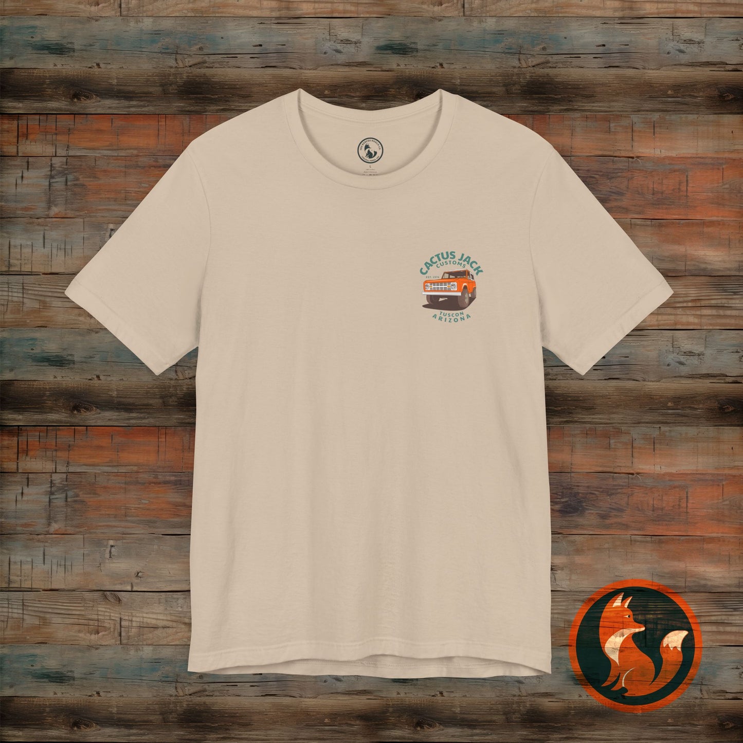 Cactus Jack Vintage Tee, Unisex Short Sleeve Shirt, Retro Graphic Tee, Car Enthusiast Gift, Casual Streetwear, Arizona Pride