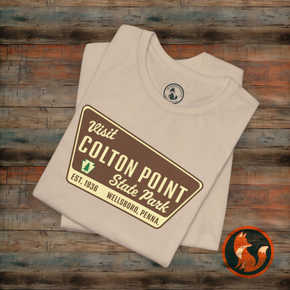 Vintage Colton Point Park Tee - Unisex Jersey Short Sleeve T-Shirt, Casual Outdoor Wear, Travel Souvenir, Nature Lover Gift, Camping Apparel