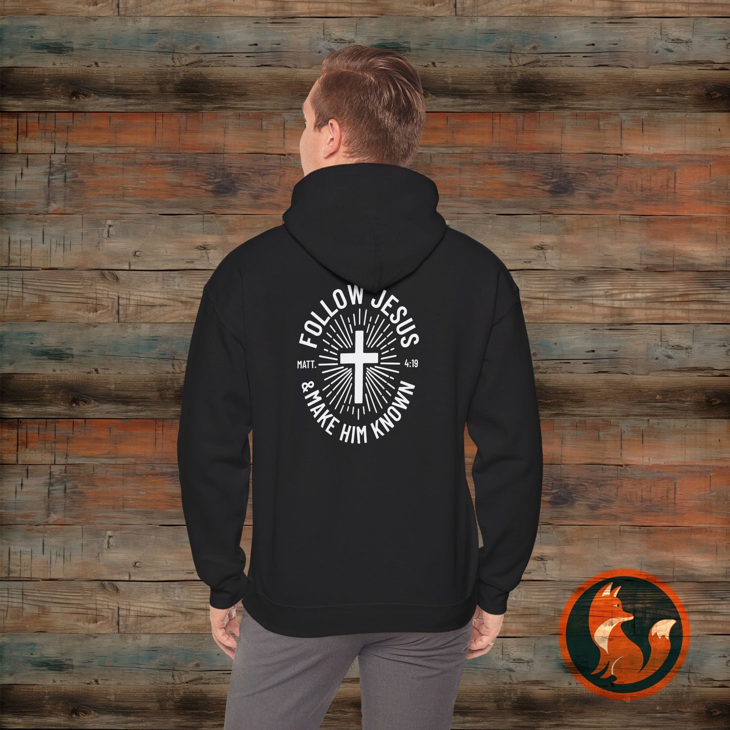 Faith-Inspired Hooded Sweatshirt - Follow Jesus Design, Unisex Cozy Pullover, Christian Apparel, Perfect Gift for Believers, Ideal for [...]